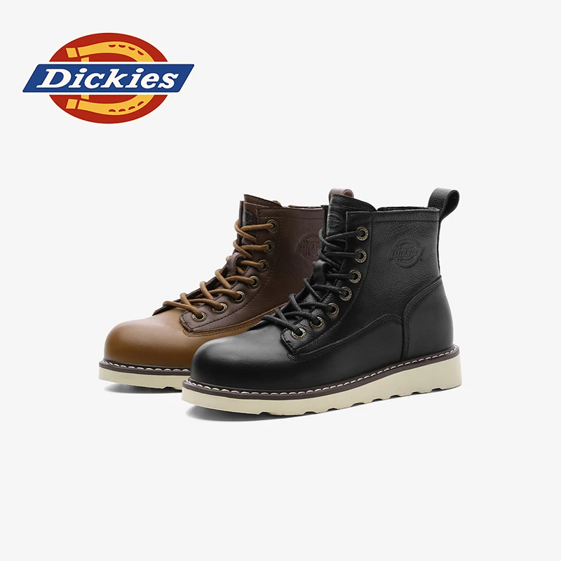 Dickies儿童2025秋季时尚复古登山马丁靴耐磨防滑大棉儿童马丁靴