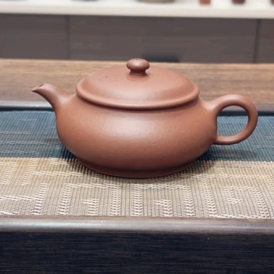 茶壶紫砂黄龙山原矿红皮半手工（150 －170 cc)