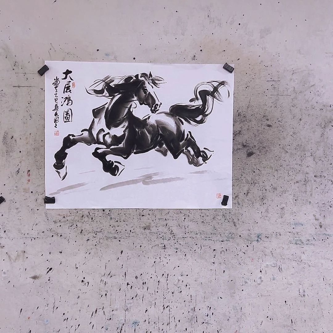 山***丘国画三尺100x50cmcm