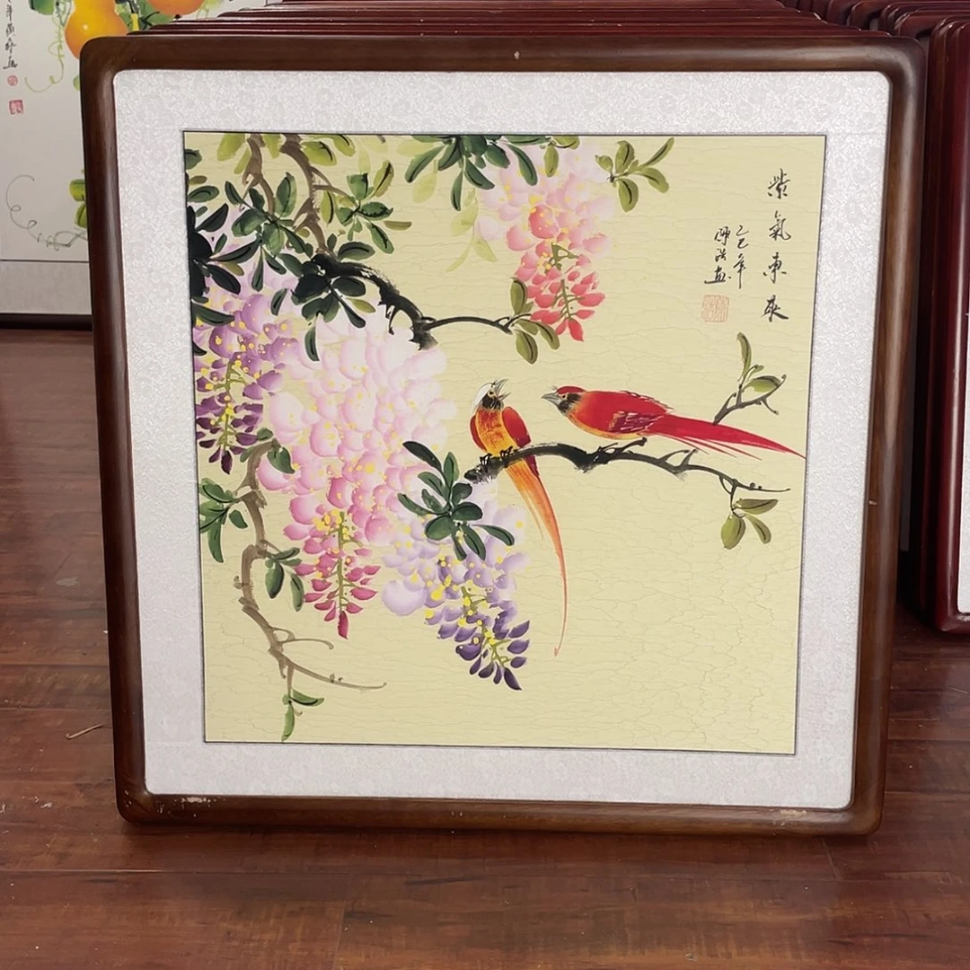 国画带框尺寸63*63厘米