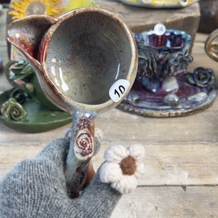 咕***滴盘懿树日式手捏餐具茶具