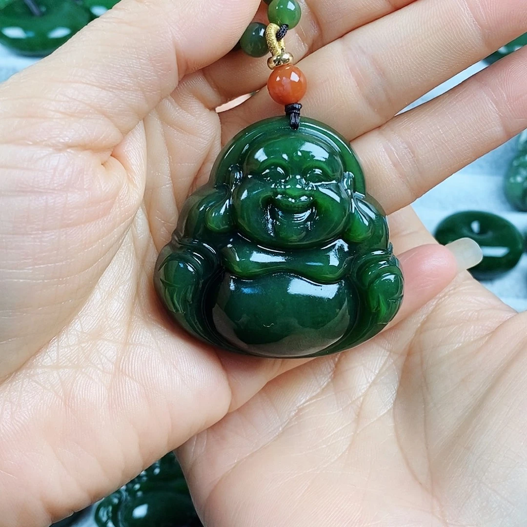 和田玉（碧玉）未镶嵌吊坠(不含链)47
