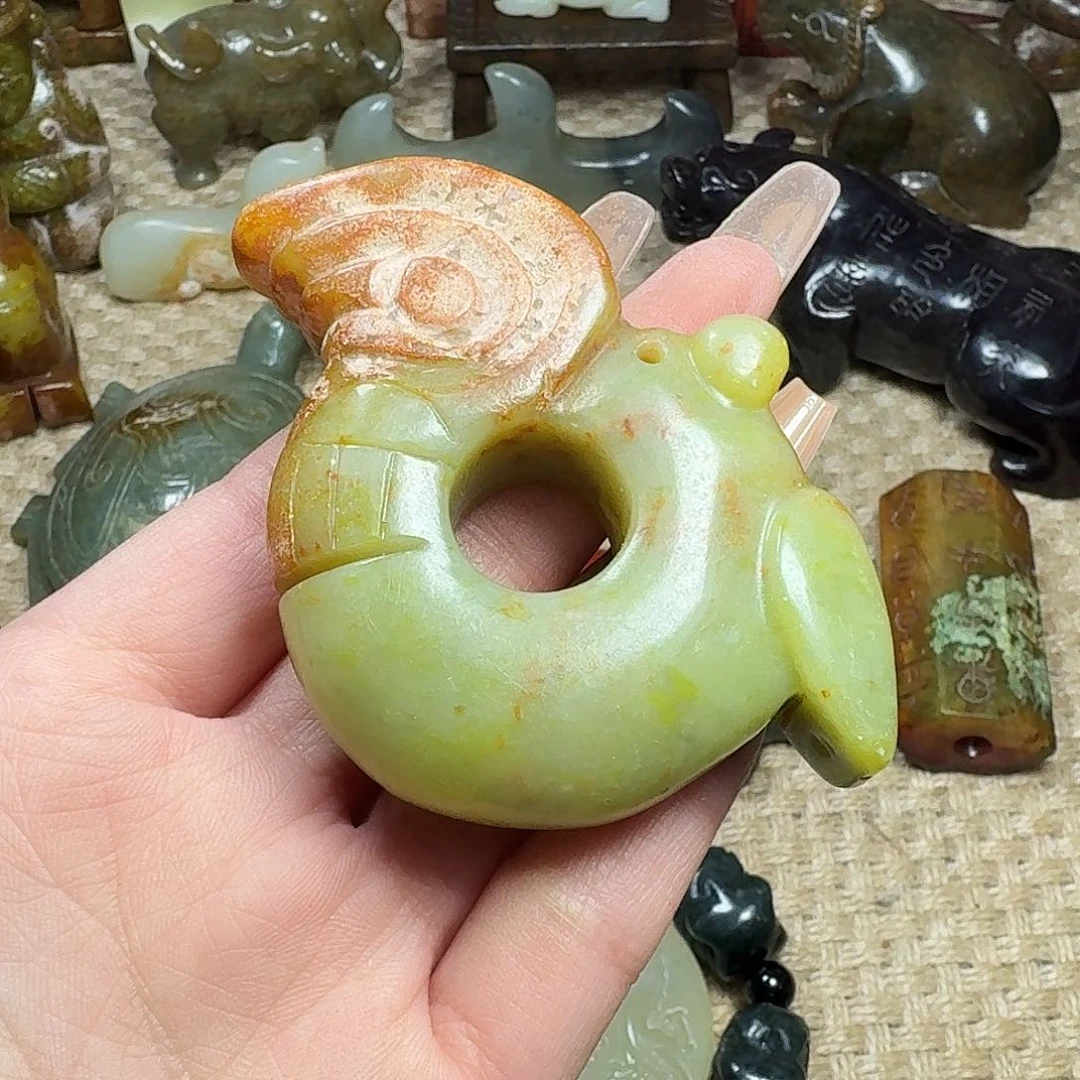 白玉菩提吊坠挂件