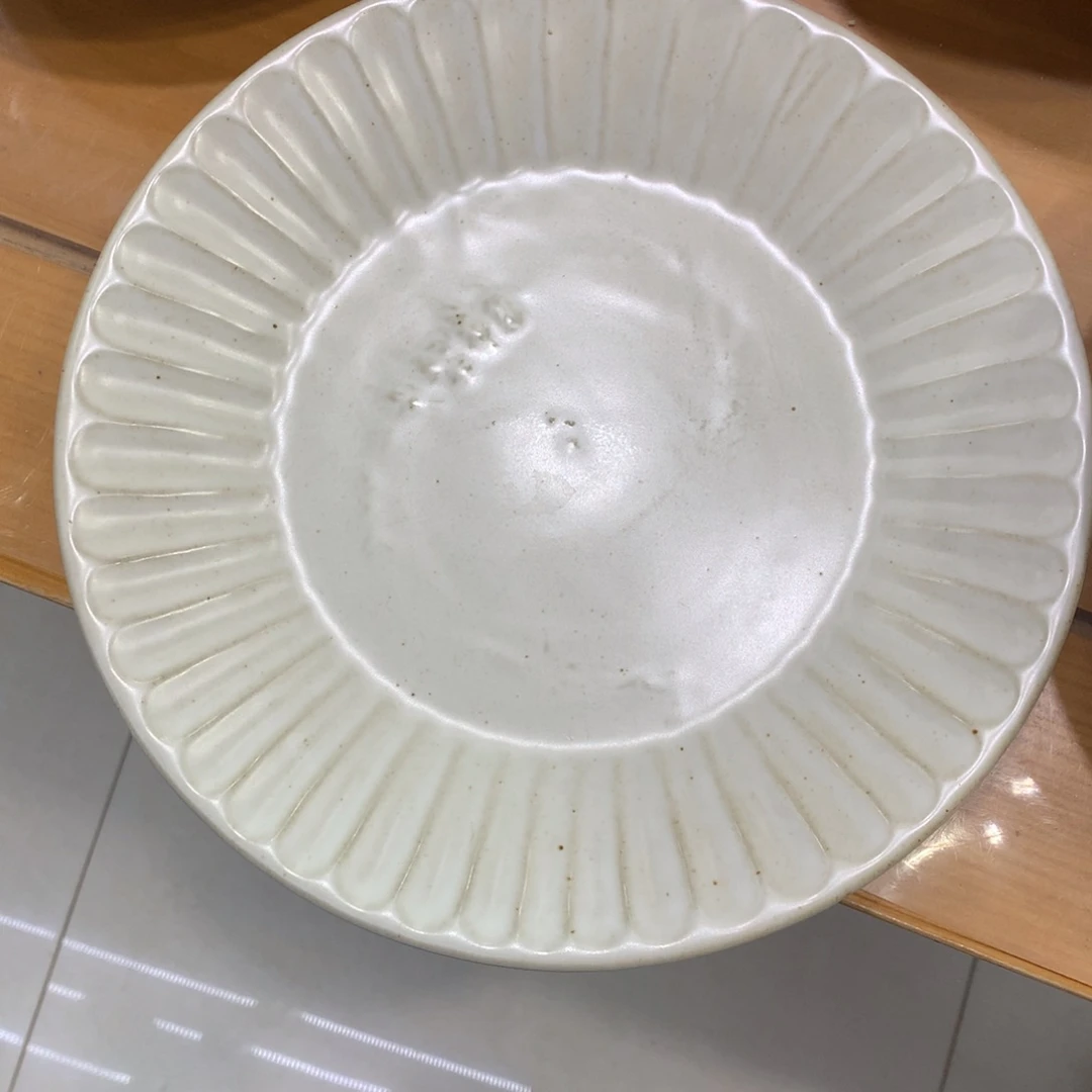 陶景德镇粗陶复古盘碗微瑕