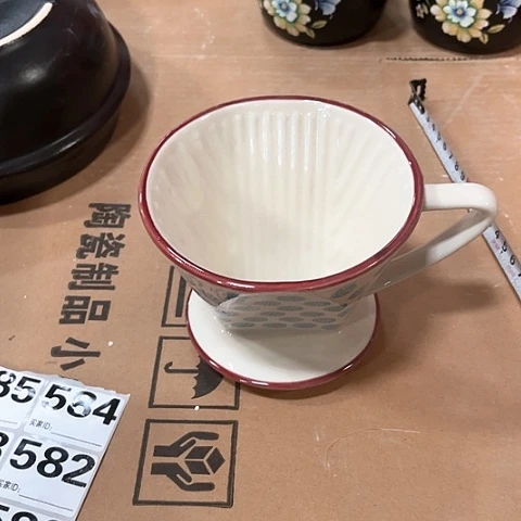 微瑕，不能明火，口径12高度10咖啡漏