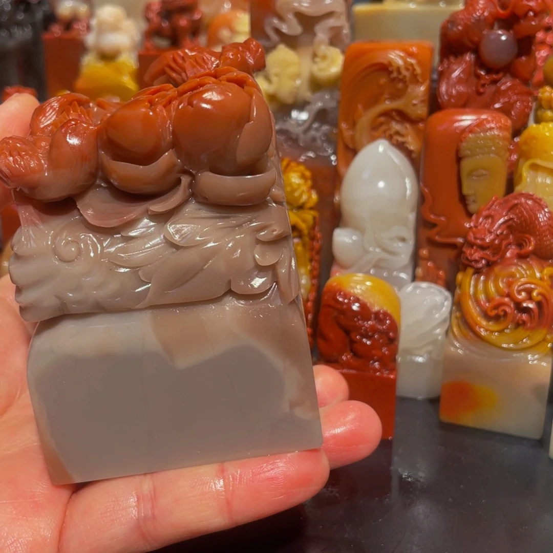 寿山石印石精美寿山