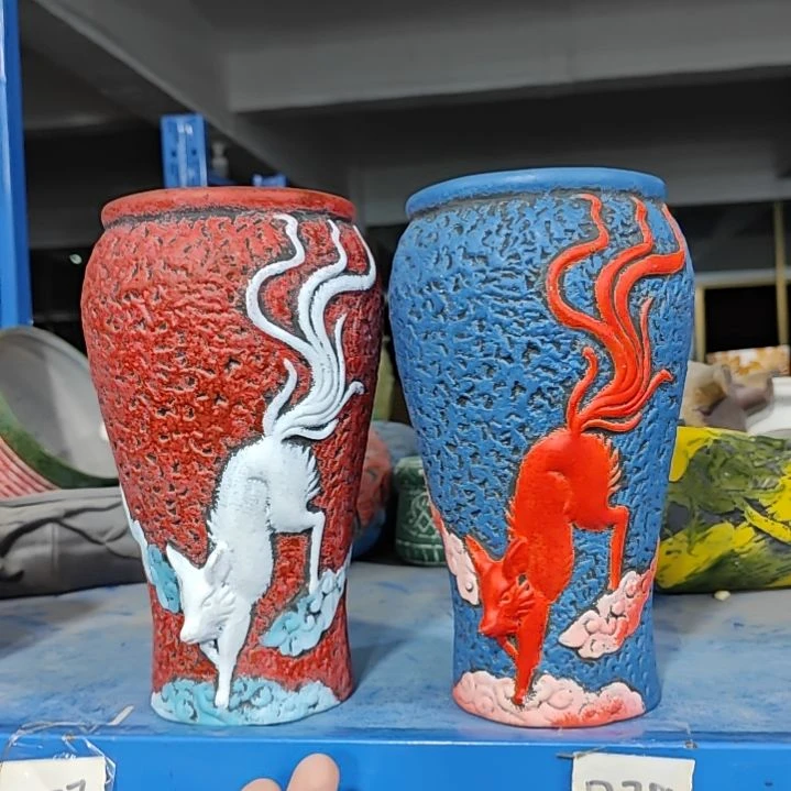 红陶吸水透气的白陶花盆凑满12发货