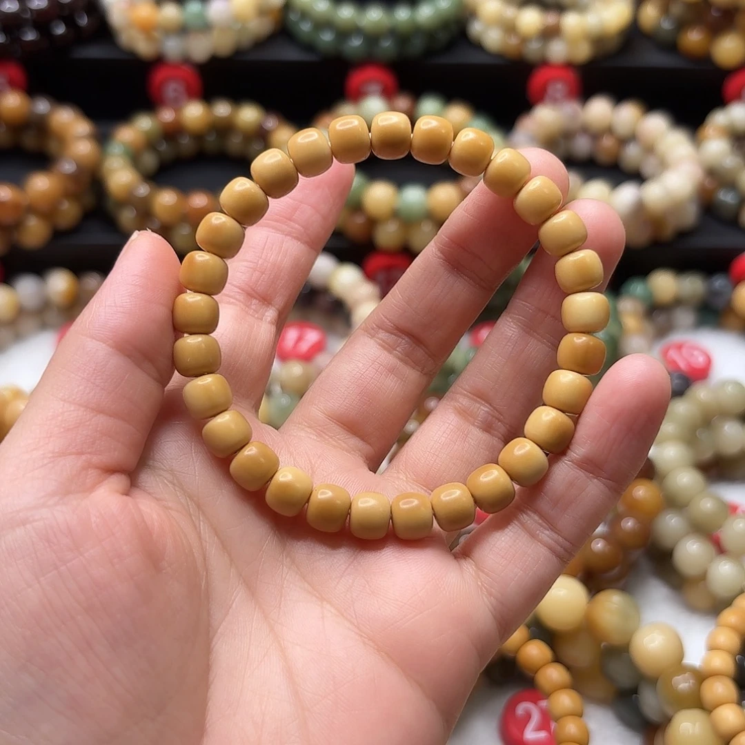 菩提根/象牙果手串白玉菩提