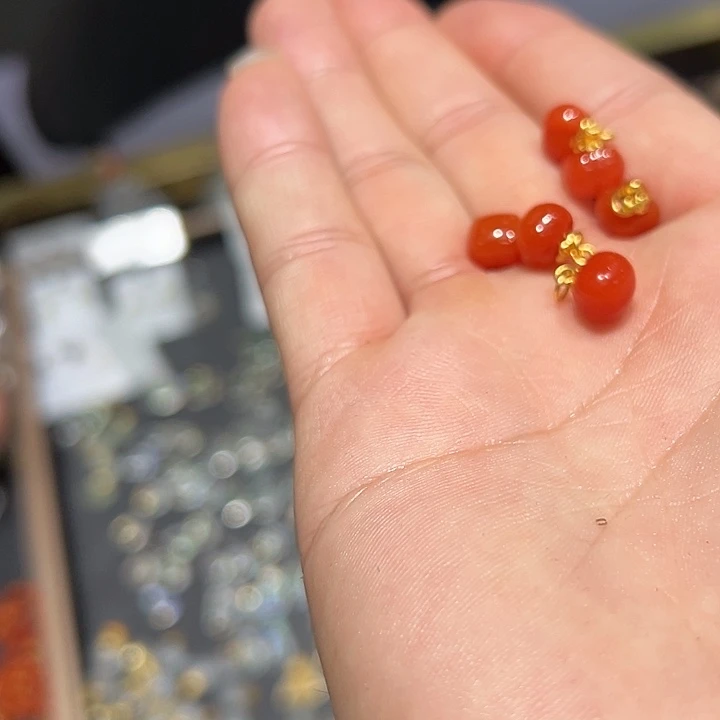 南红玛瑙银S925镶嵌颈饰多样性发货拍一发一