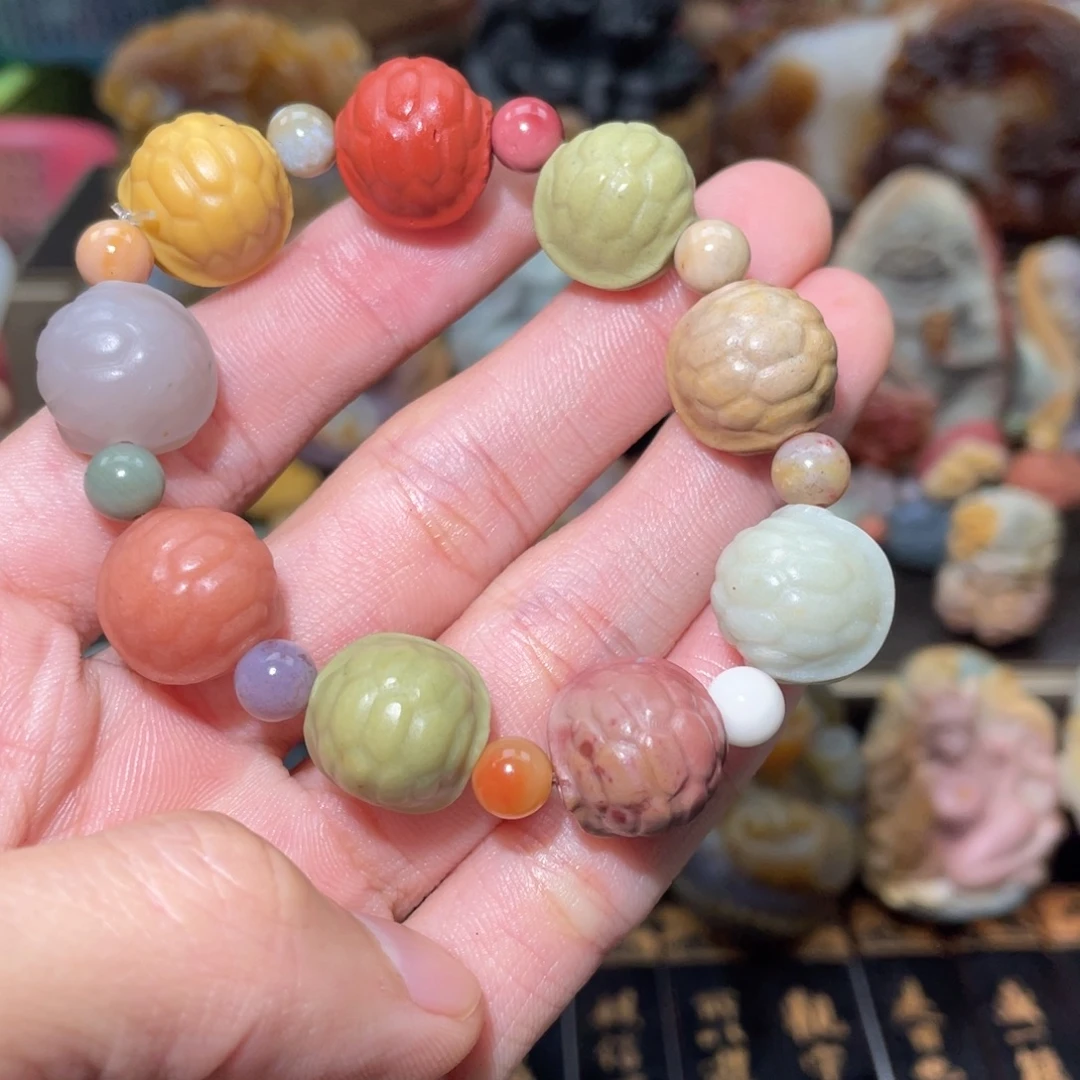 石英质玉未镶嵌手串