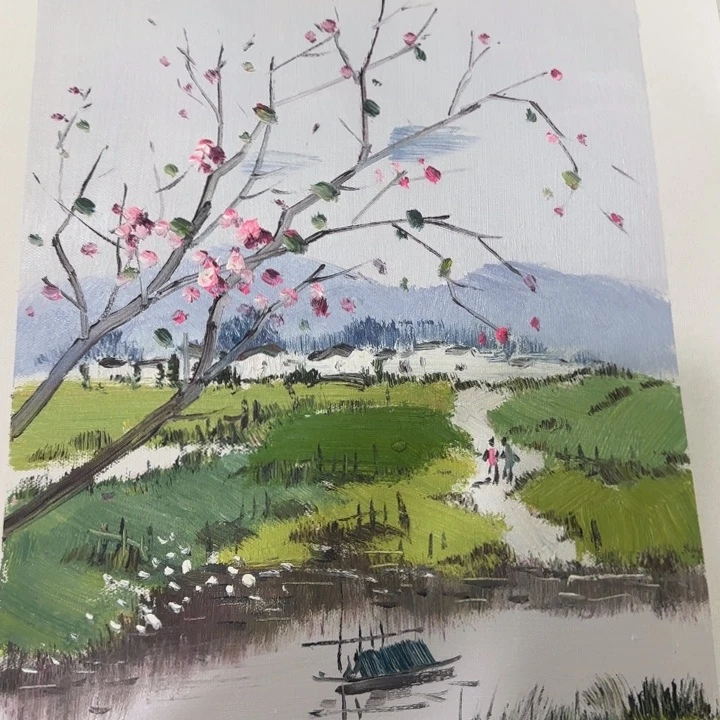 油画好我喜欢你了。