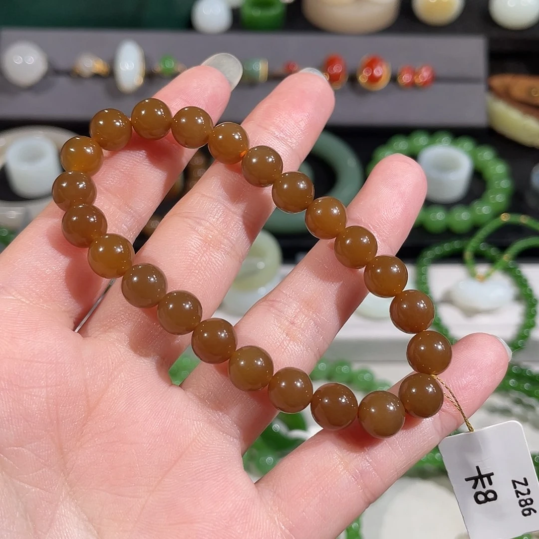 和田玉（糖玉）未镶嵌手链