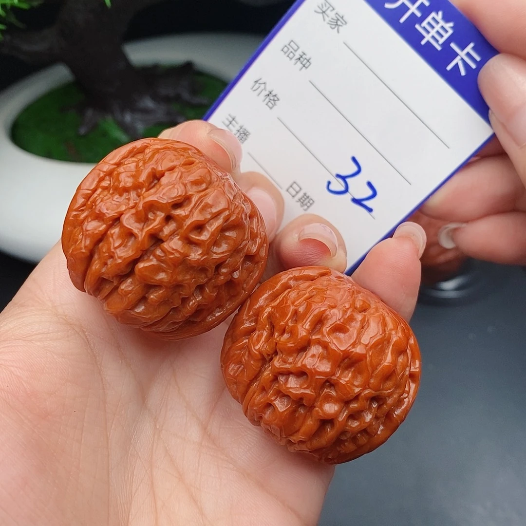 文玩核桃把件38甲骨文32