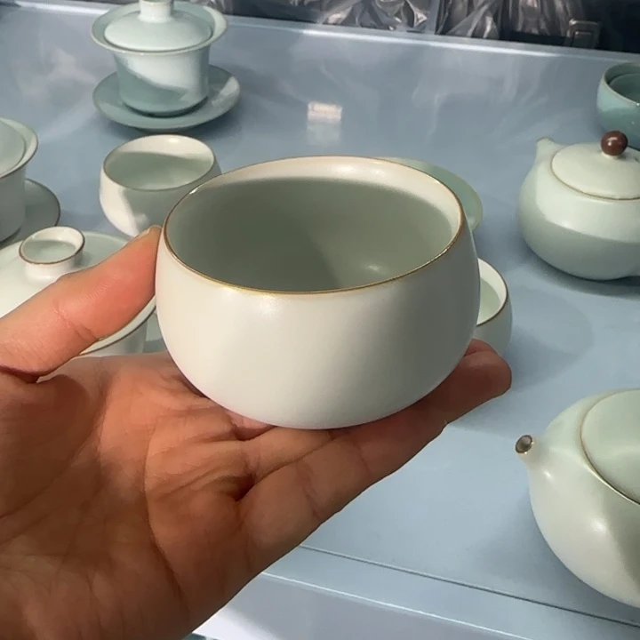 微瑕手工大禅定月白