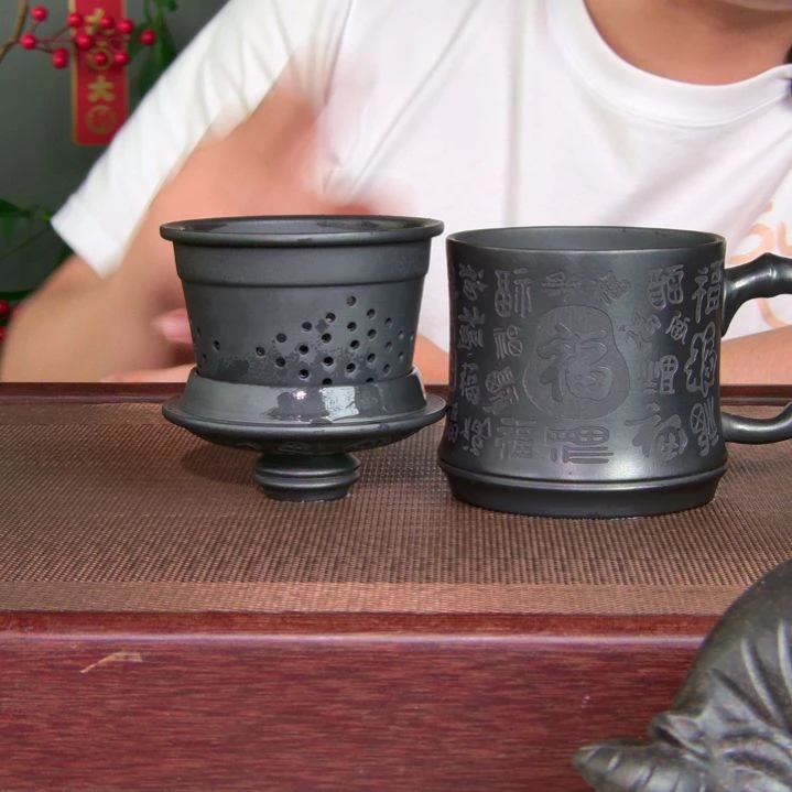 茶杯紫砂高货放漏