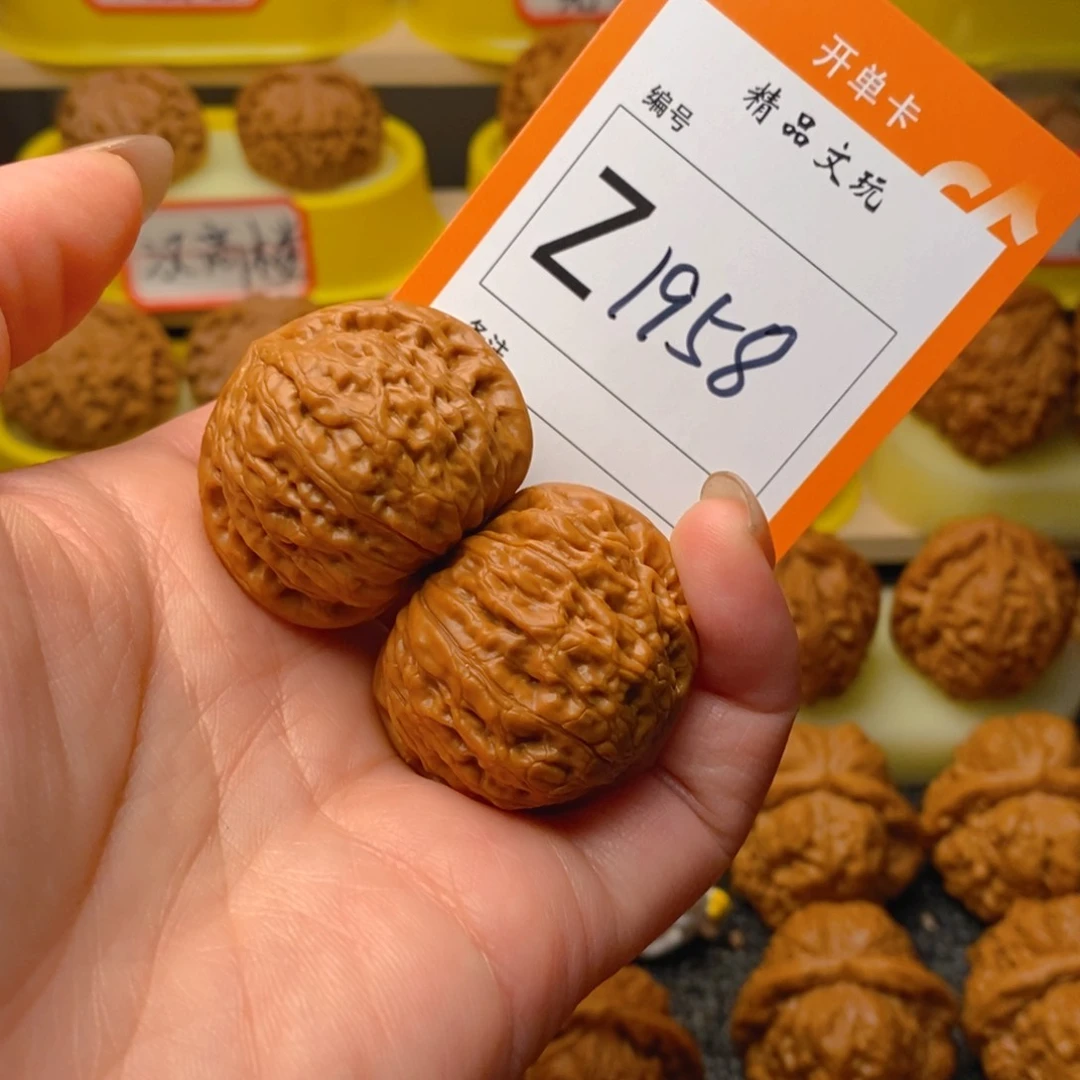 文玩核桃把件37铁锤