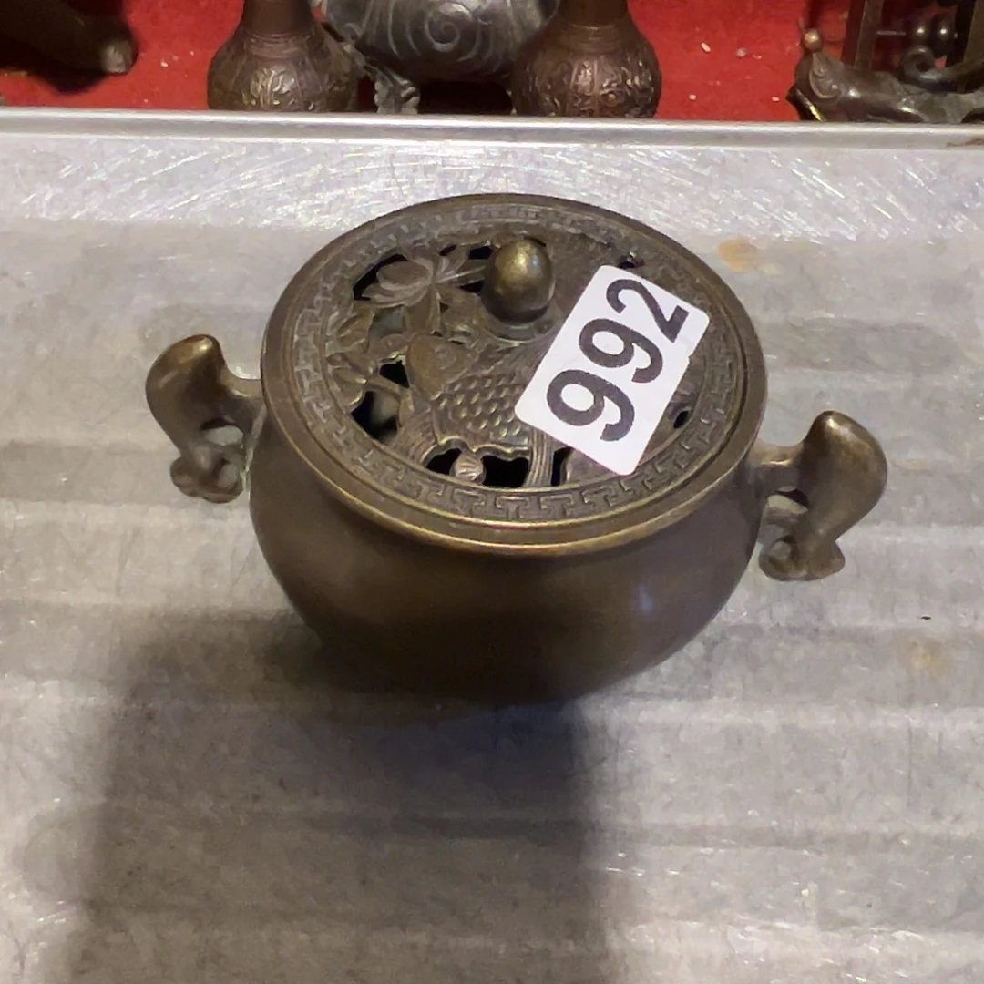 黄铜摆件，文房摆件