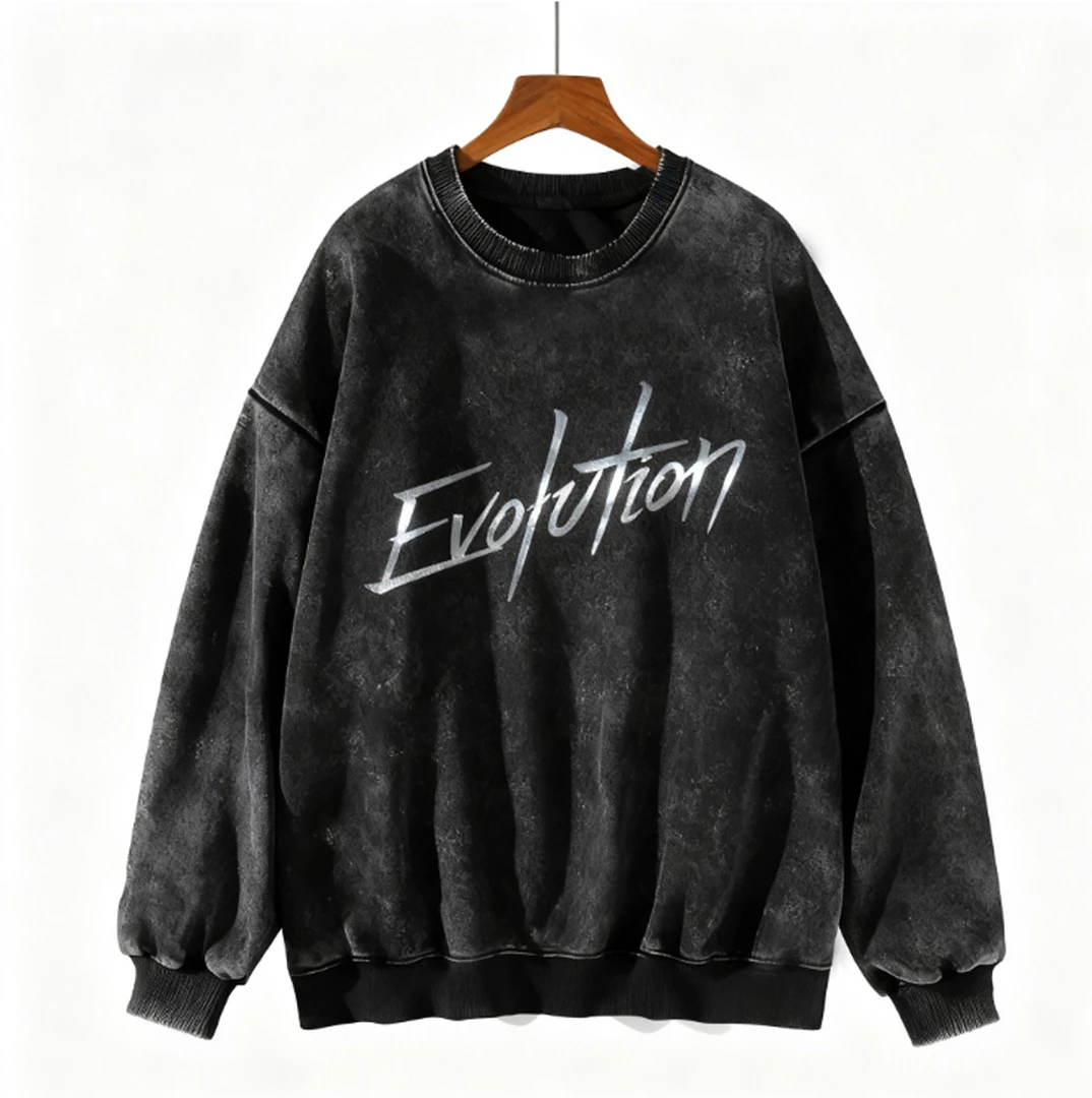 谢霆锋Evolution进化演唱会应援苏州连帽卫衣经典圆领宽松卫衣