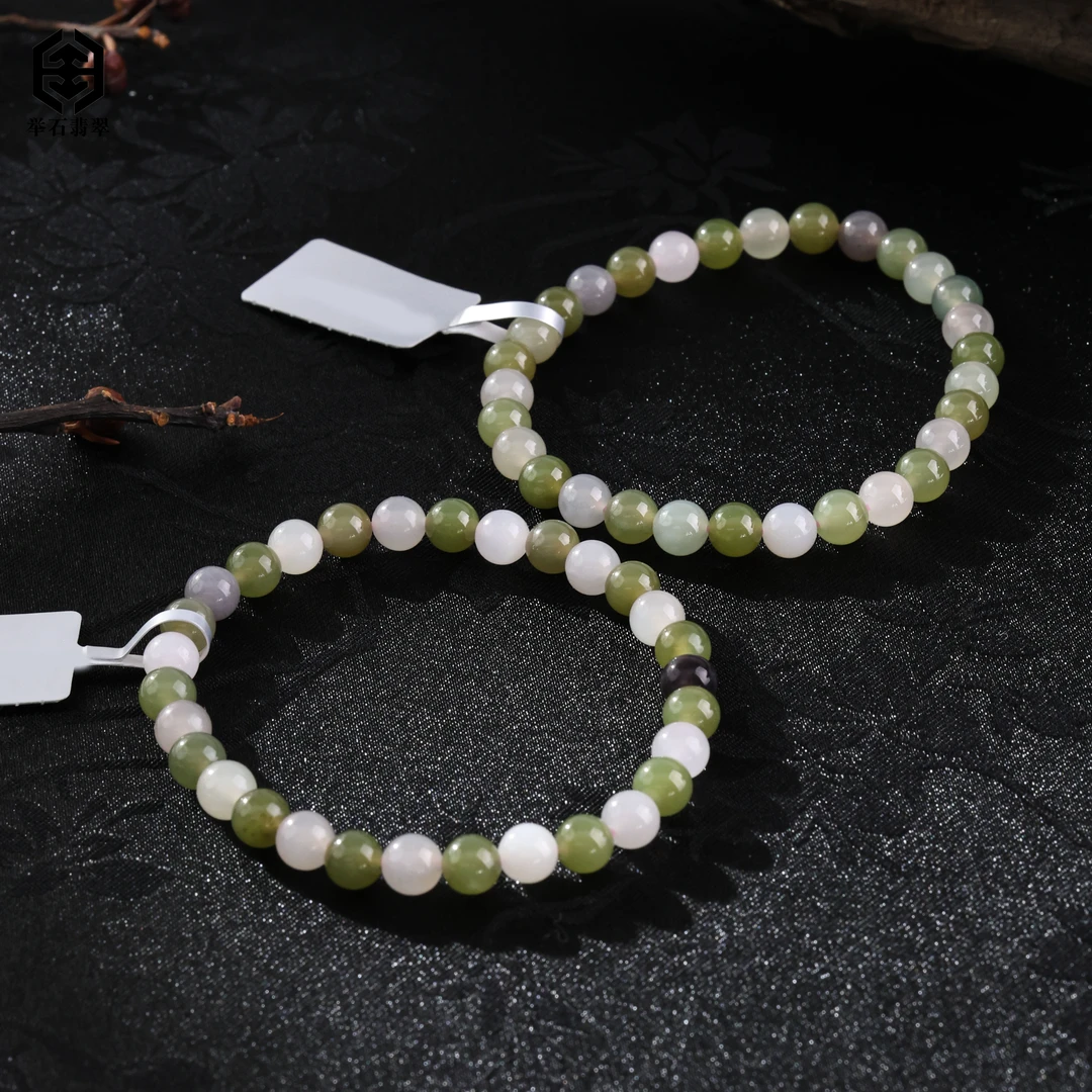 【举石臻品】TH0611-693-109和田玉手串（一件/多样性发/约5mm+）u
