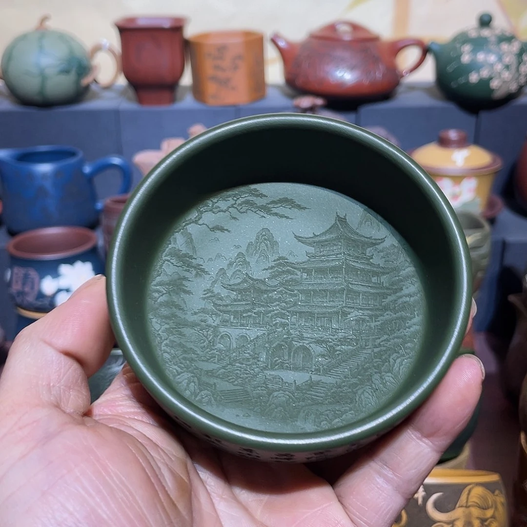 原矿紫砂手工主人杯
