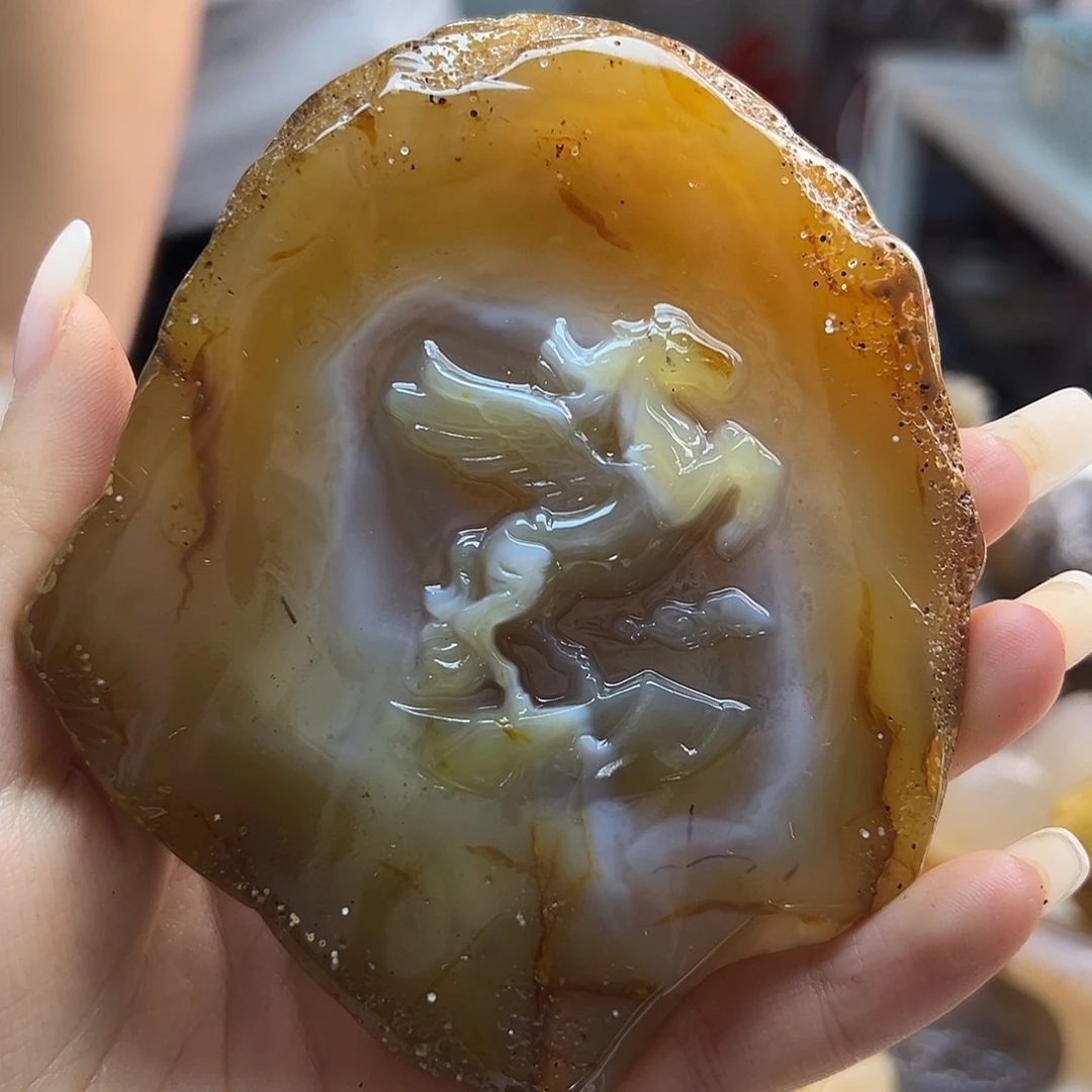 玛瑙/玉髓未镶嵌吊坠(不含链)