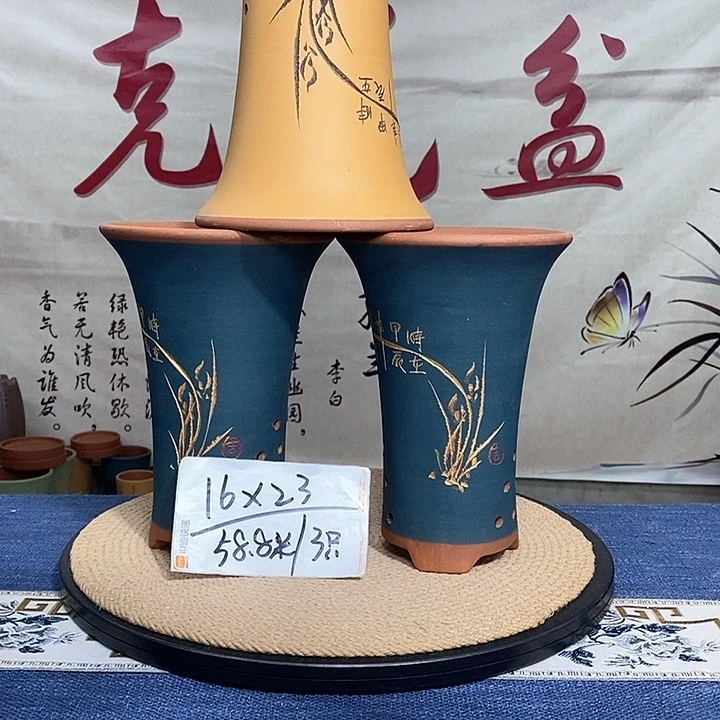 紫砂花盆紫砂花盆