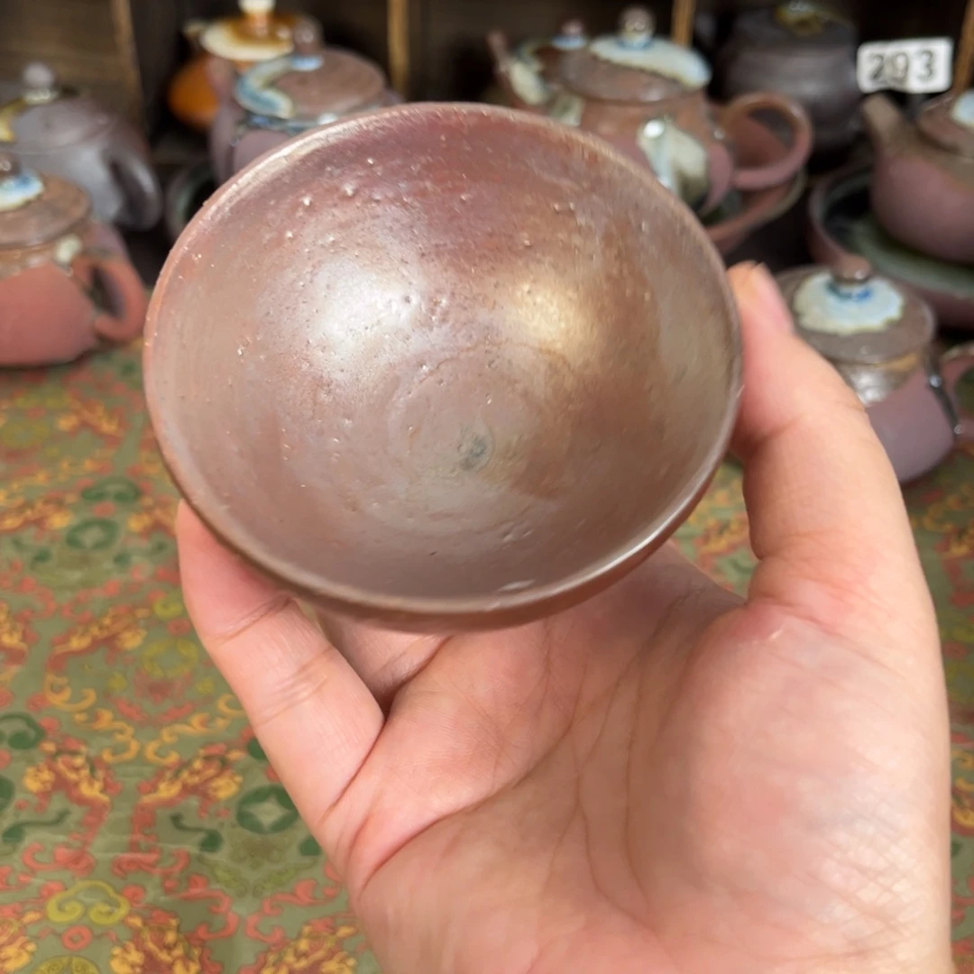 摆件柴烧茶器主人杯子