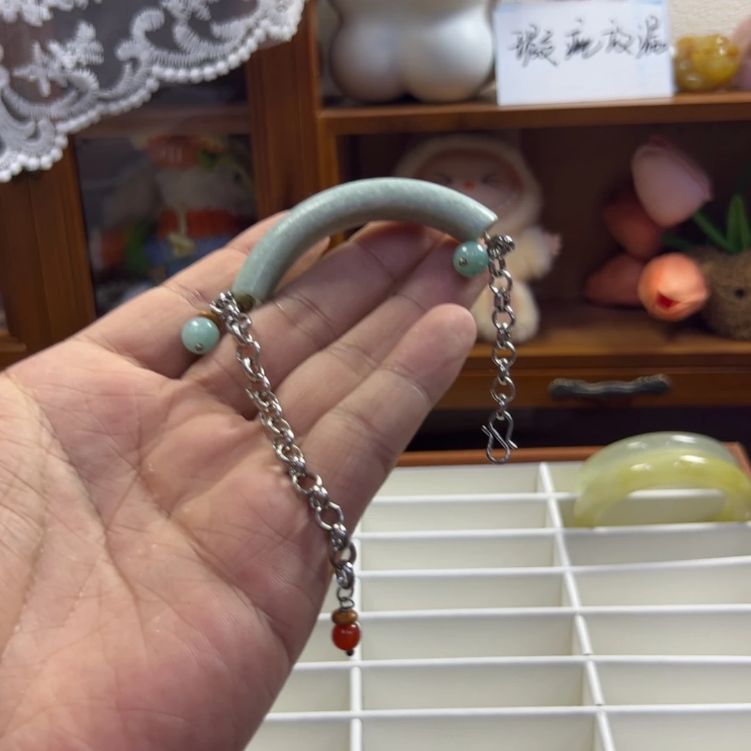 蛇纹石玉未镶嵌手镯418