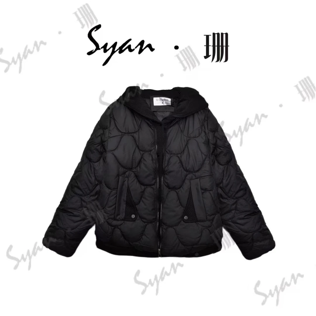 Syan【暖烘烘】秋冬洋气新款女装设计师轻奢百搭休闲防风棉服外套