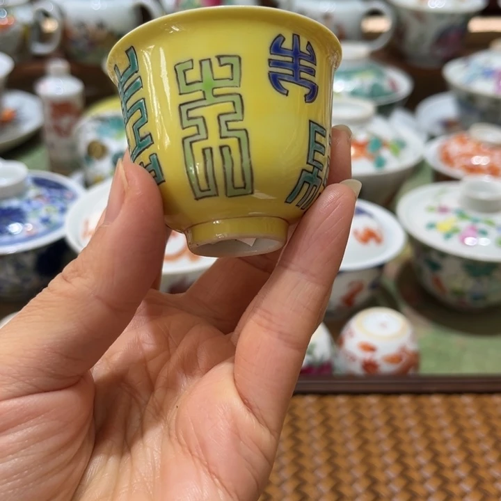 手绘茶杯盖碗陶瓷