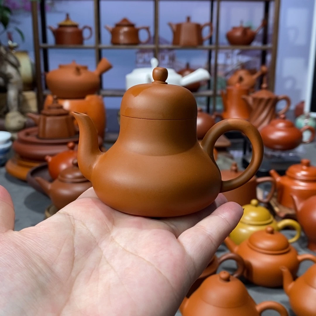 紫砂茶壶陈伟庆鸡蛋黄思婷壶80cc