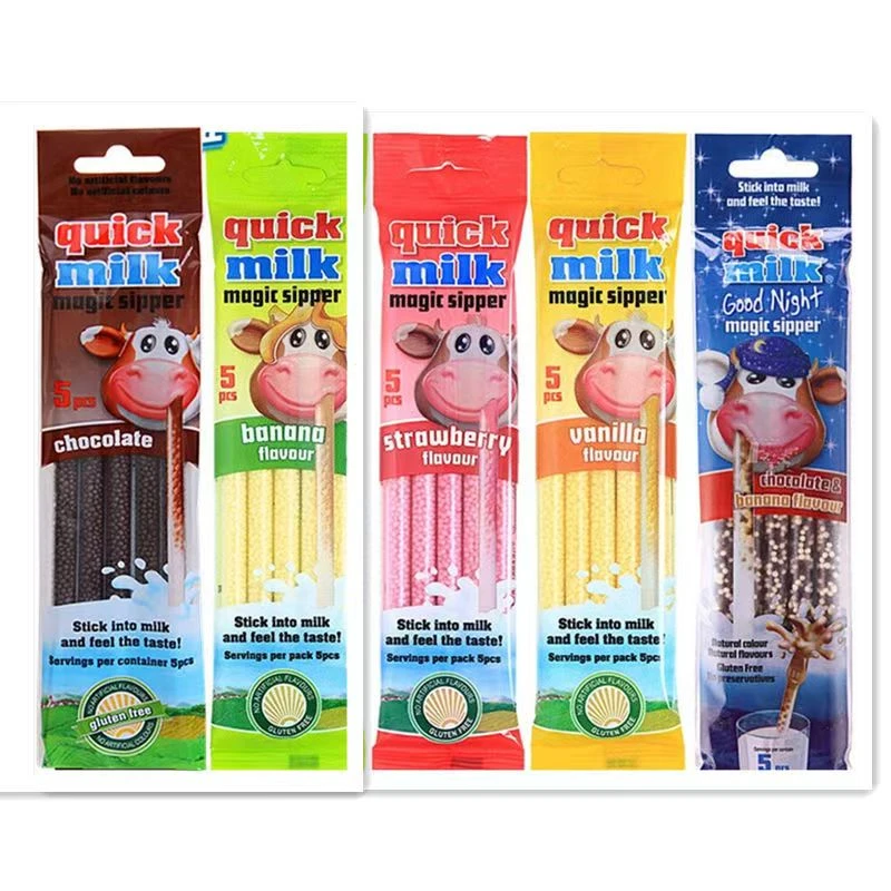 quickmilk快妙魔力吸管糖牛奶变味颗粒糖水果味