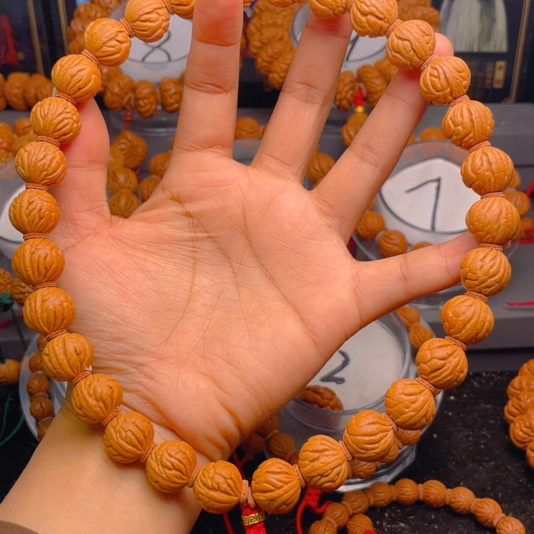 桃核手串红红火火1