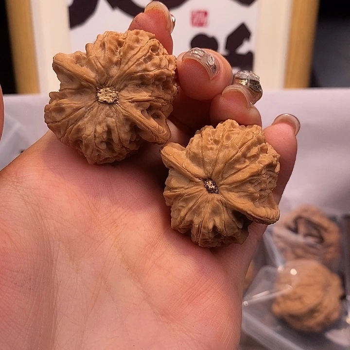 文玩核桃把件摩***咔血麒麟35有黄