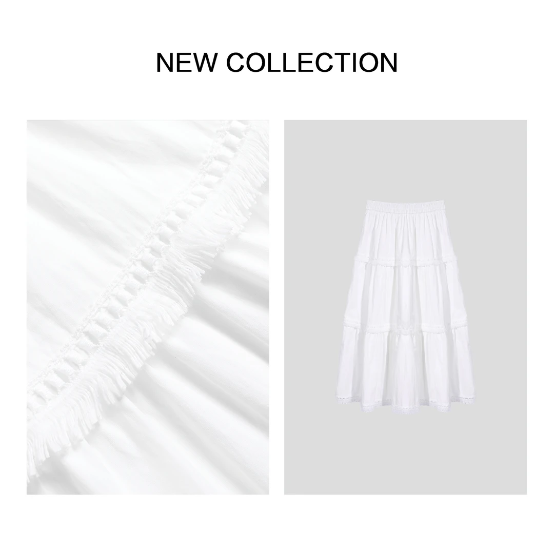 【芳芳专属】E3F38002A 清新百搭仙女风长裙-8002