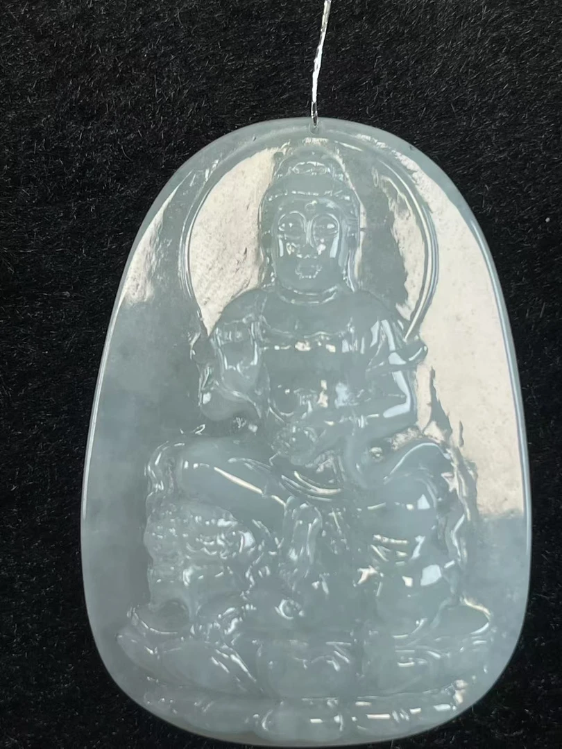 缅甸翡翠A货吊坠