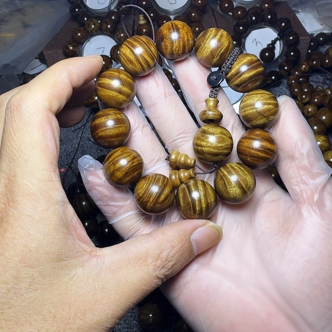 楠木（金丝楠）手串/手链水波