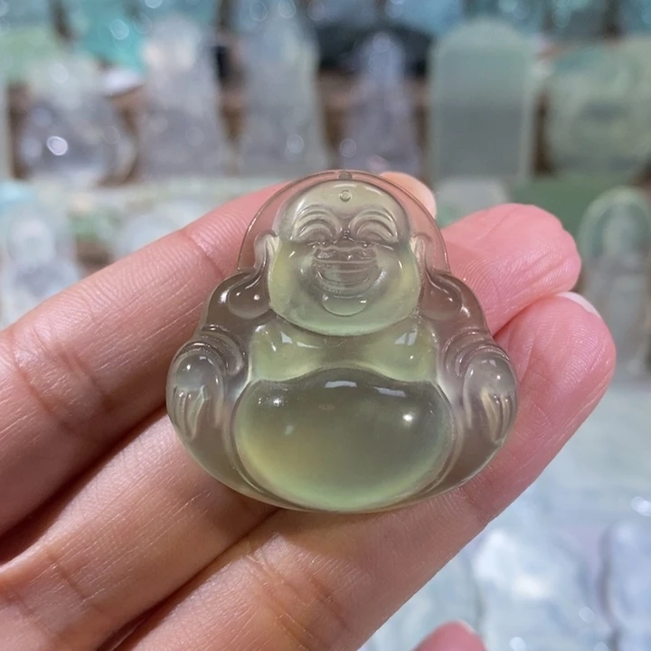 岫玉未镶嵌吊坠吊坠