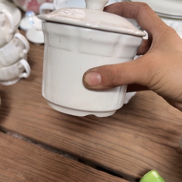 国营尾货骨瓷茶杯4.5高