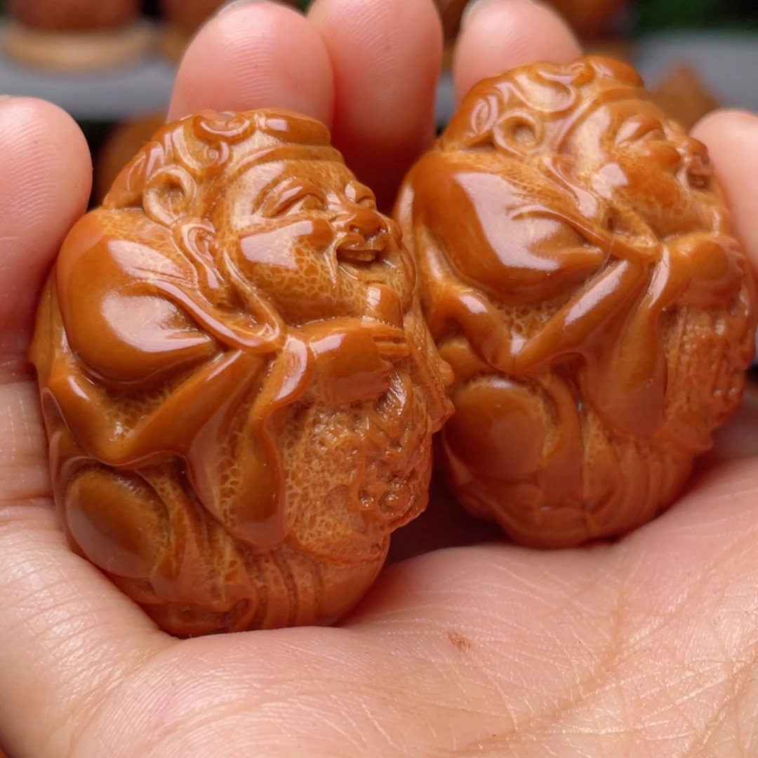 吊坠橄榄核算盘龙财手球3.5