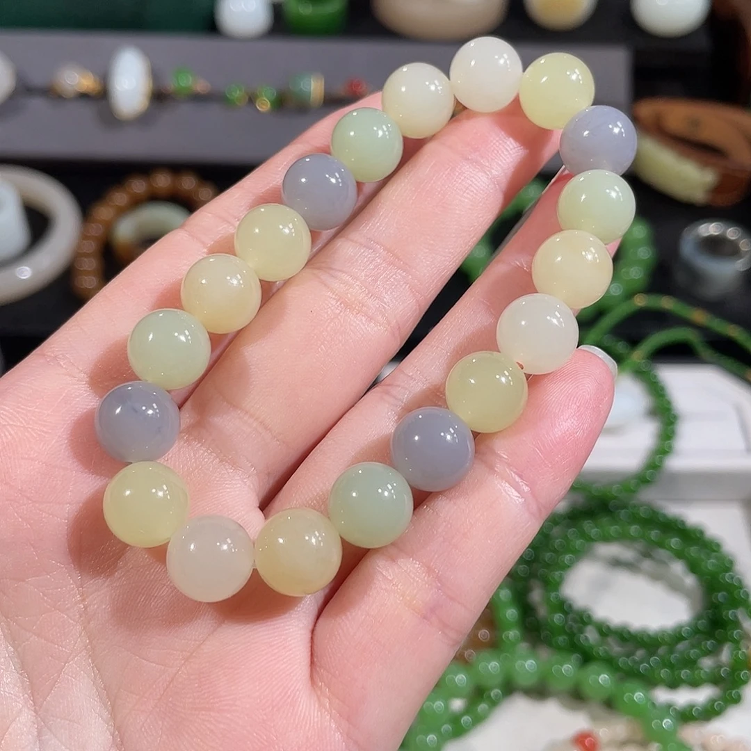 和田玉未镶嵌手串