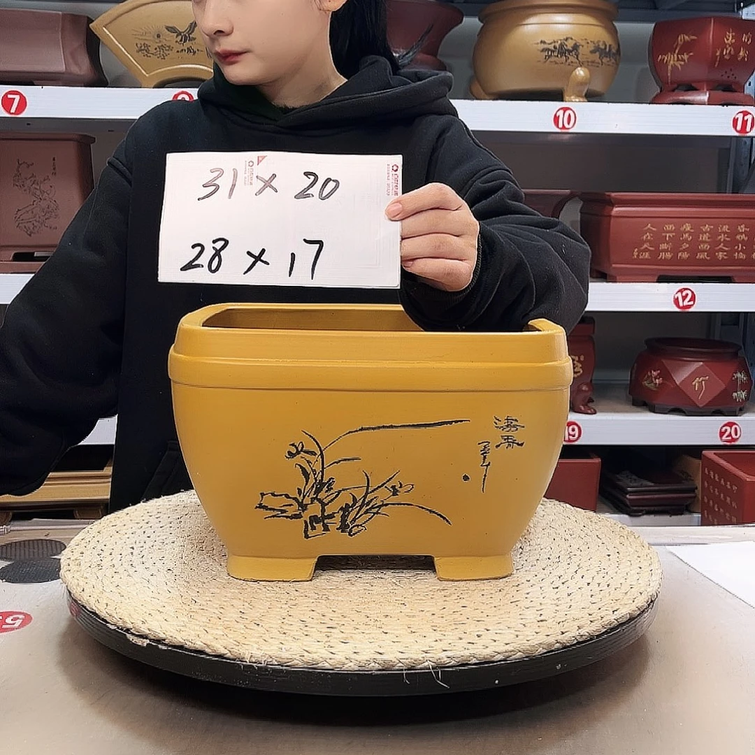 紫砂花盆紫砂花盆