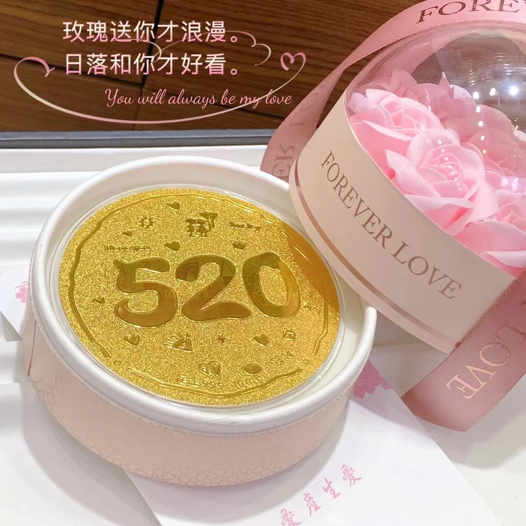 【大饼999】水贝创意摆件送女友公主请发财新婚伴手礼母亲节礼物