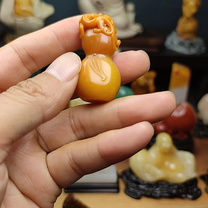 C***x印石寿山石手把件手把件