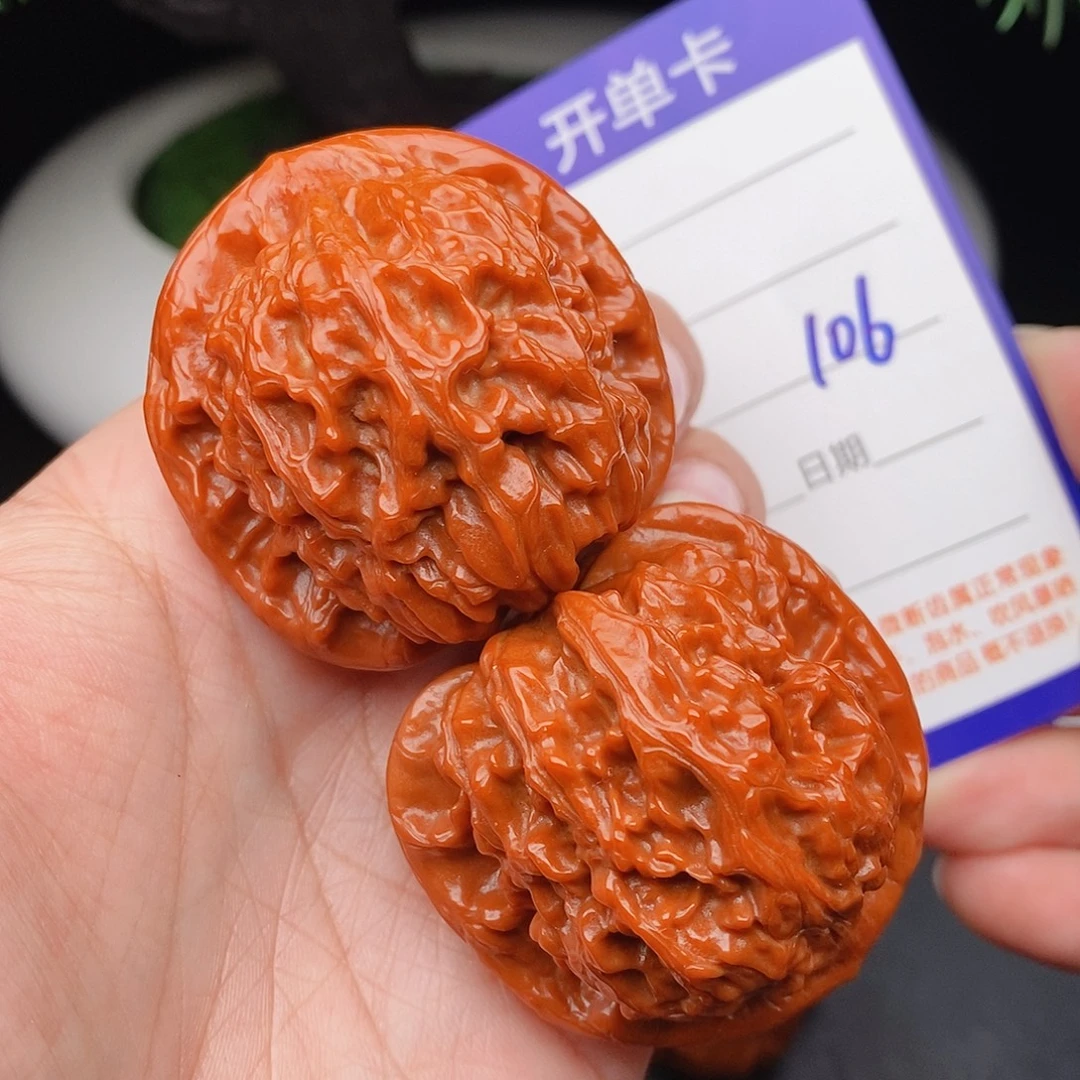 把件文玩核桃43红狮子106