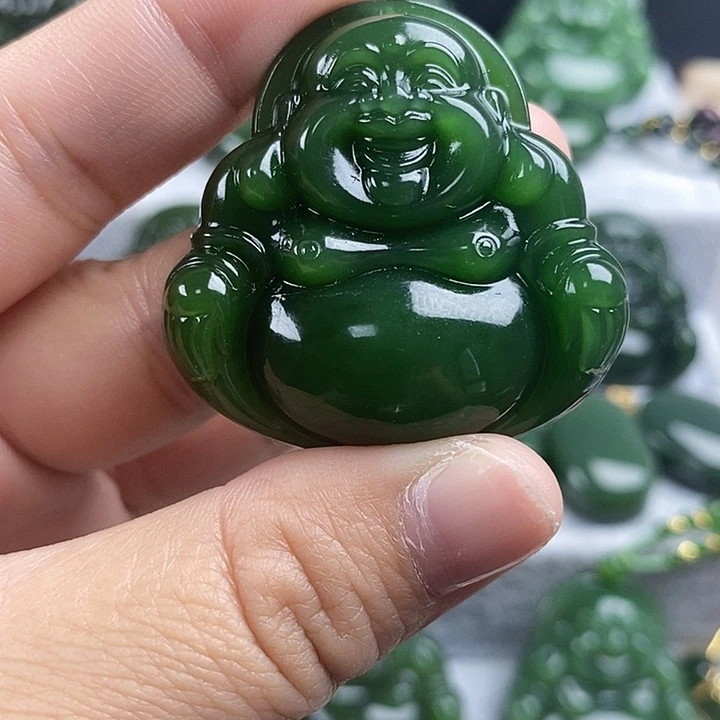 和田玉（碧玉）未镶嵌项链40