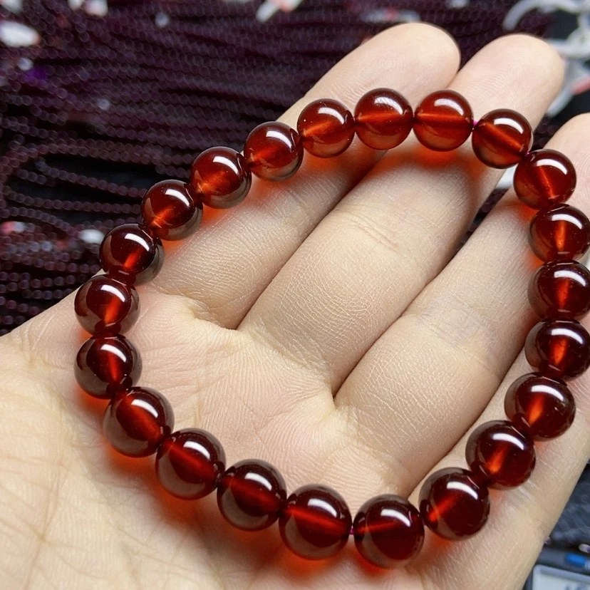 【闪购商品】石榴石手链未镶嵌9.毫米
