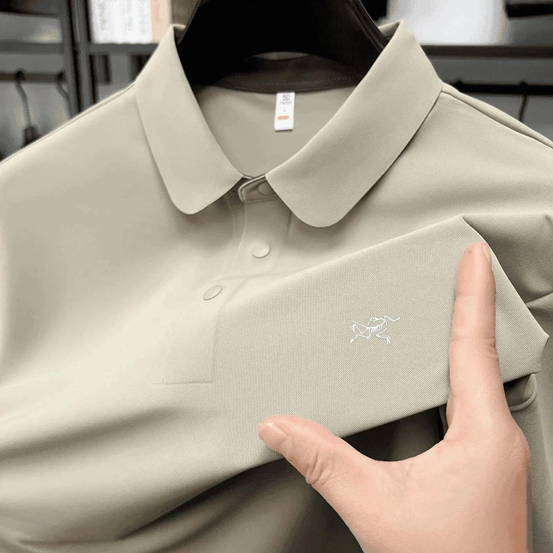 【奥莱折扣鸟家新款】男士POLO衫2025夏季新款商务休闲垂感短袖t恤