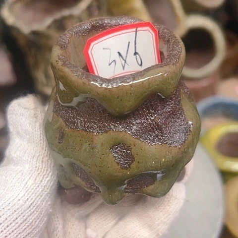 粗陶花盆手工花盆制作