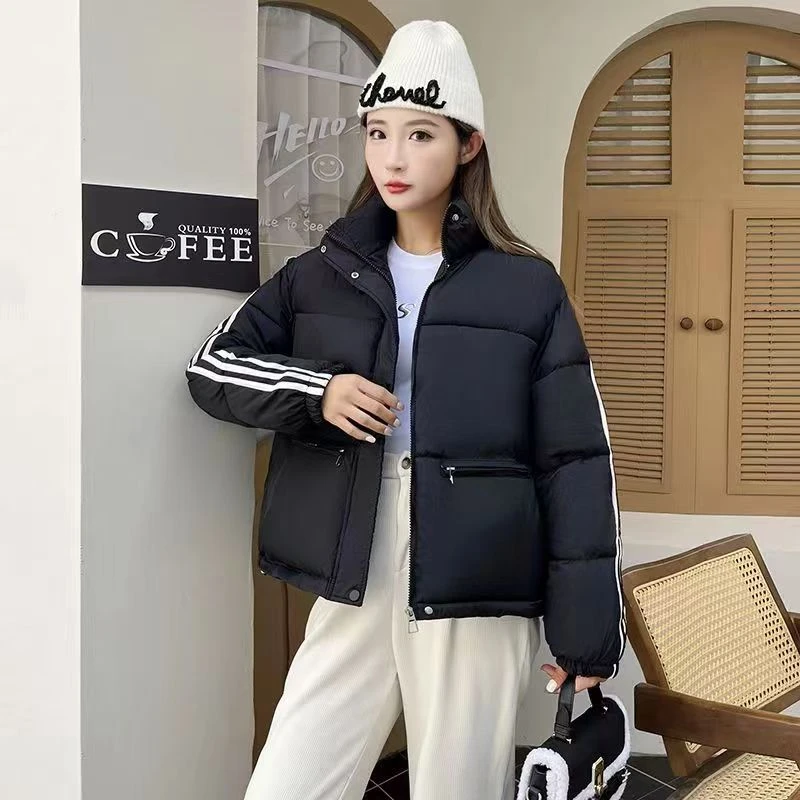 2024新款爆款棉服面包服加厚休闲棉衣立领短款高腰上衣棉袄